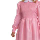 Onceava adolescente de vestido rosa clásico