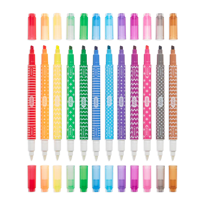 ¡No se equivoque! Rotuladores Borrables - Set de 12