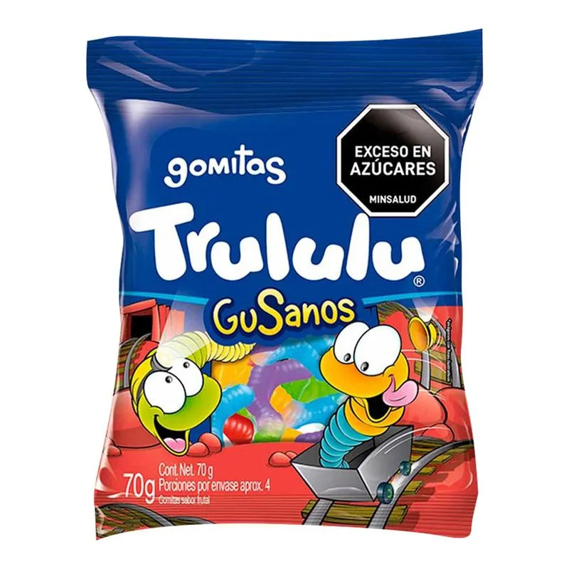 Gomas TRULULU gusano dulce x70 g