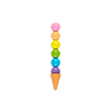 Crayones apilables Rainbow Scoops con aroma a vainilla y borrables