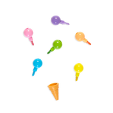 Crayones apilables Rainbow Scoops con aroma a vainilla y borrables