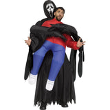 Inflable de Ghost Face a cuestas