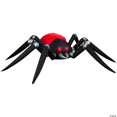 Araña Colosal Airblown Fire & Ice Negra/Roja de 4.42 m de Proyección