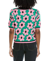 Polo Sweater Grey / Pink Multi - Nanette