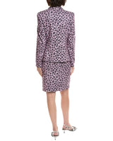 Traje de falda con estampado morado - Nanette Lepore