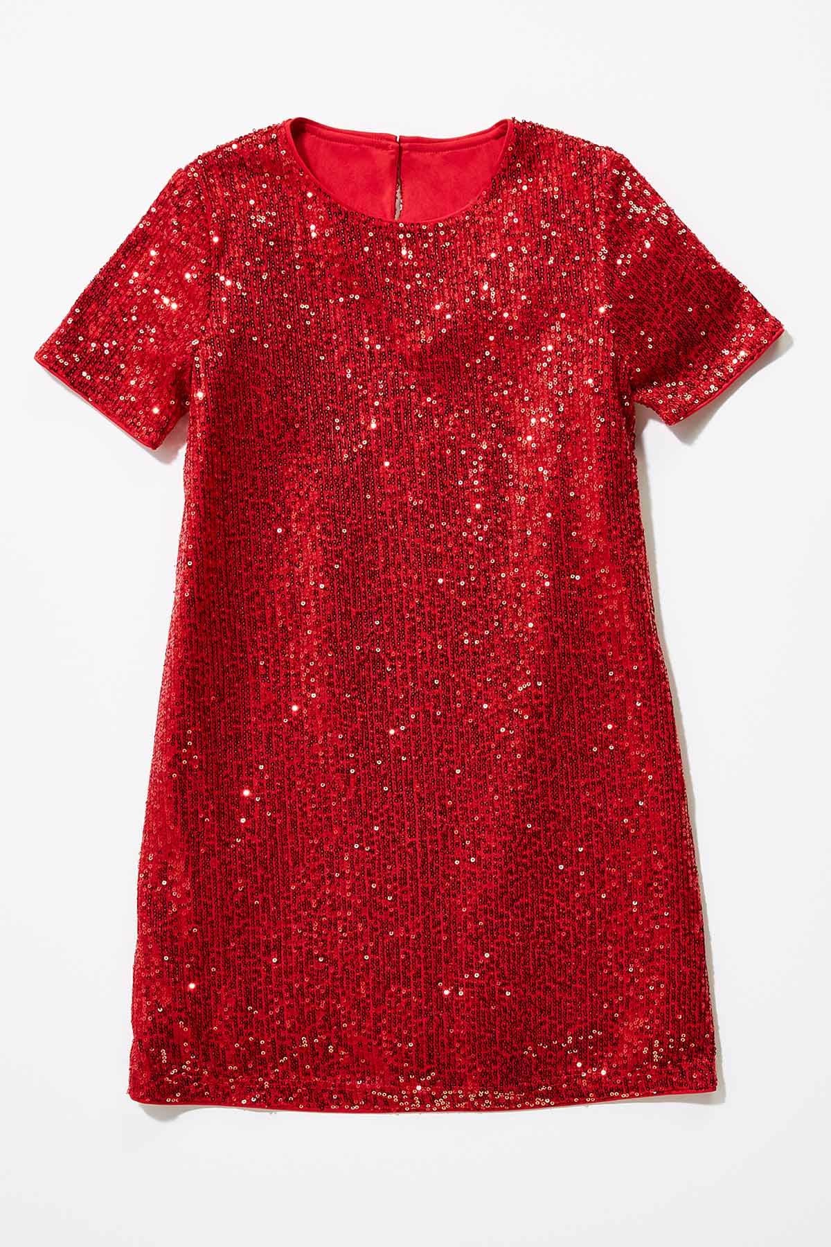Vestido de lentejuelas color vino - Ninety Clothing Co