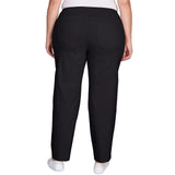 Pantalón Millennium Plus Pull On Proporcionado Mediano Negro Ruby Rd X 1