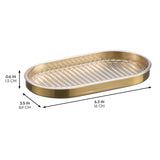 Soap Dish w/ Plastic insert  Gold
