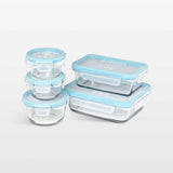 Juego de recipientes para alimentos con tapa de cierre True Lock de 10 piezas