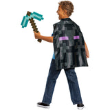 Set de pico y capa de Minecraft
