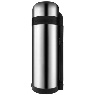 Olla de viaje de doble pared de acero inoxidable de 1.2L/40oz con asa