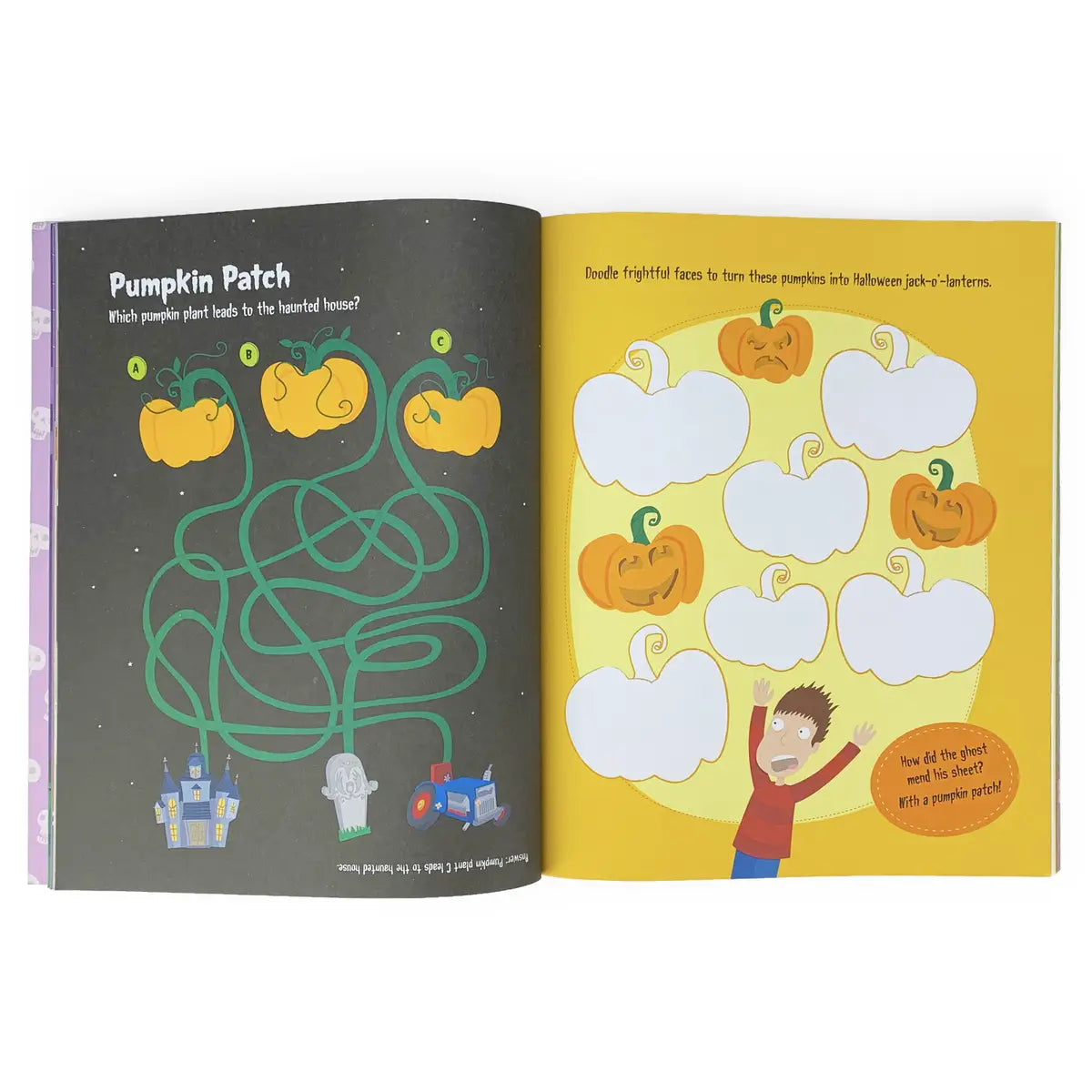 Libro de actividades de Halloween con 2000 pegatinas
