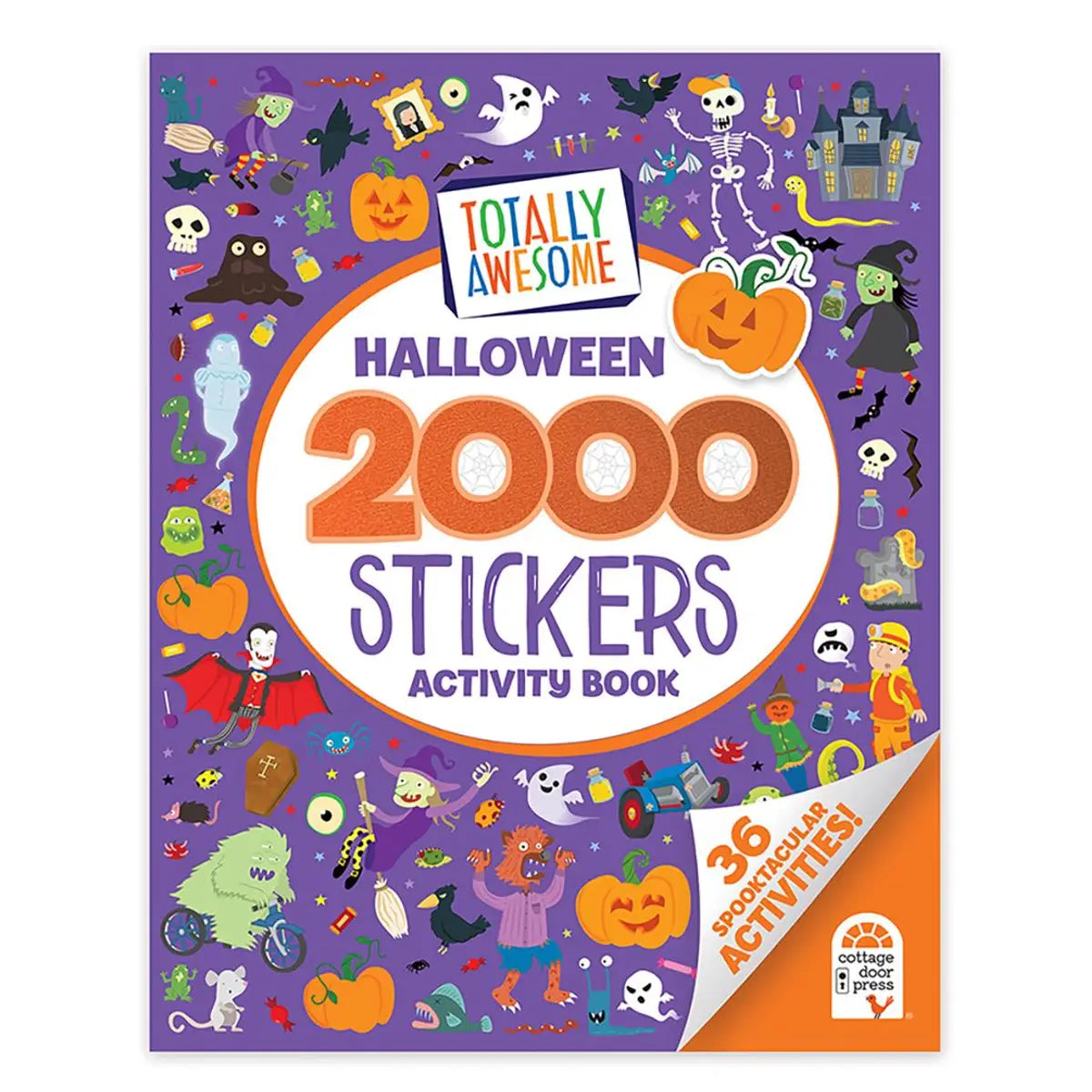 Libro de actividades de Halloween con 2000 pegatinas