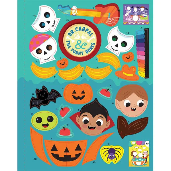 Mi primera Halloween de Pegatinas por número