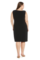 Vestido-chaqueta con estampado floral de lentejuelas - Tallas grandes - RM Richards
