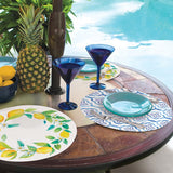 Mantel individual redondo reversible Lovely Lemons