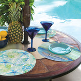 Mantel Individual Redondo Reversible Isla Mona