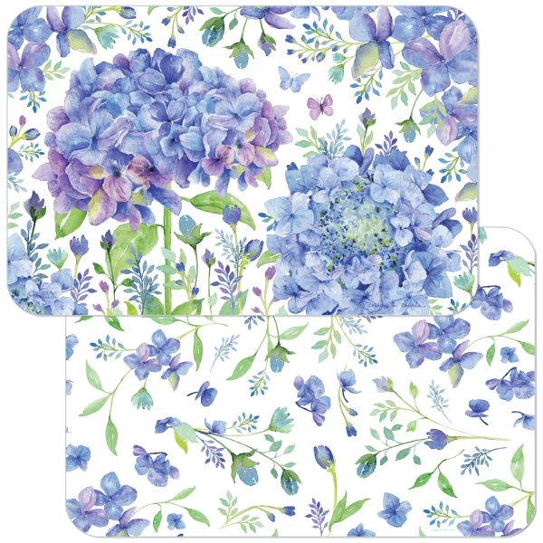 Precioso Hortensia – Mantel Individual Reversible de Fácil Cuidado