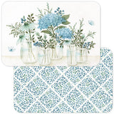 Mason Jars & Florals – Easycare Rectangle Reversible Placema