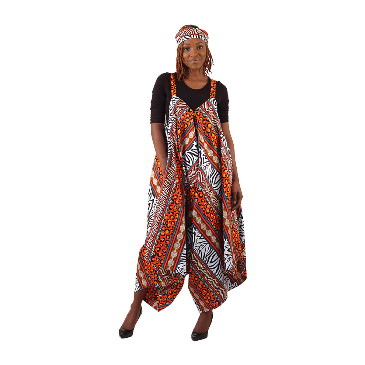 Mono Shanti con estampado Ankara atrevido