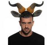 Foam Bull Horns Headband with Ears