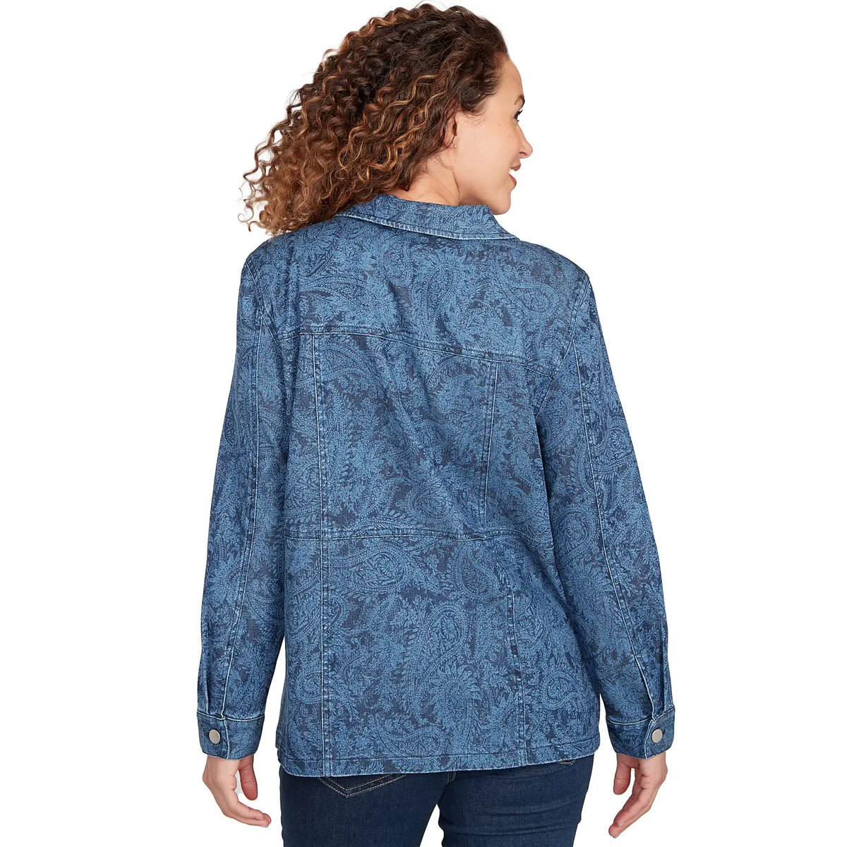 Chaqueta utilitaria de mezclilla elástica Paisley - Ruby Rd