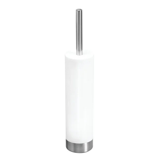 Escobilla de inodoro blanca/cepillada