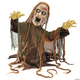 Decoración Animada de Halloween de Zombi Rompesuelos de 2 pies 3 1/2 pulgadas