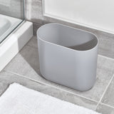 Bote de basura delgado 10.6" x 5.5" x 9.8" Gris