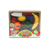 Set de juego de mercado de 11 piezas - Caja con frutas