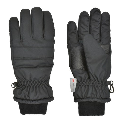 Boys 8-12 Taslon Ski Glove Thinsulate Black
