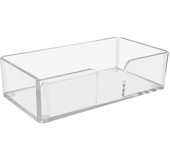 Servilletero transparente para invitados Elements