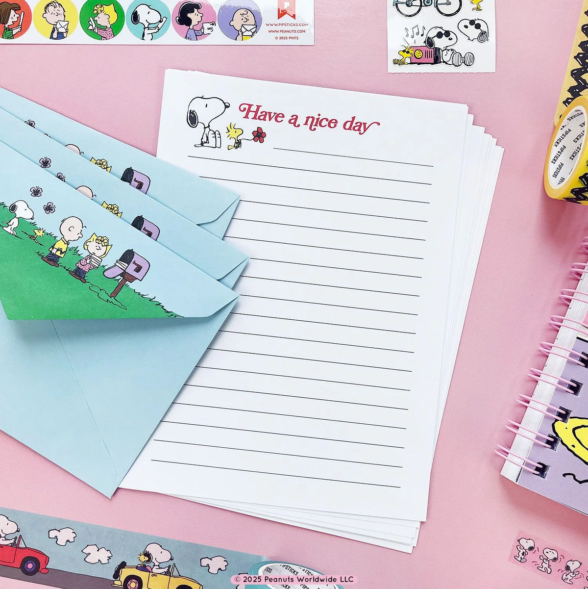 Kit de letras de Peanuts Que tengas un buen día