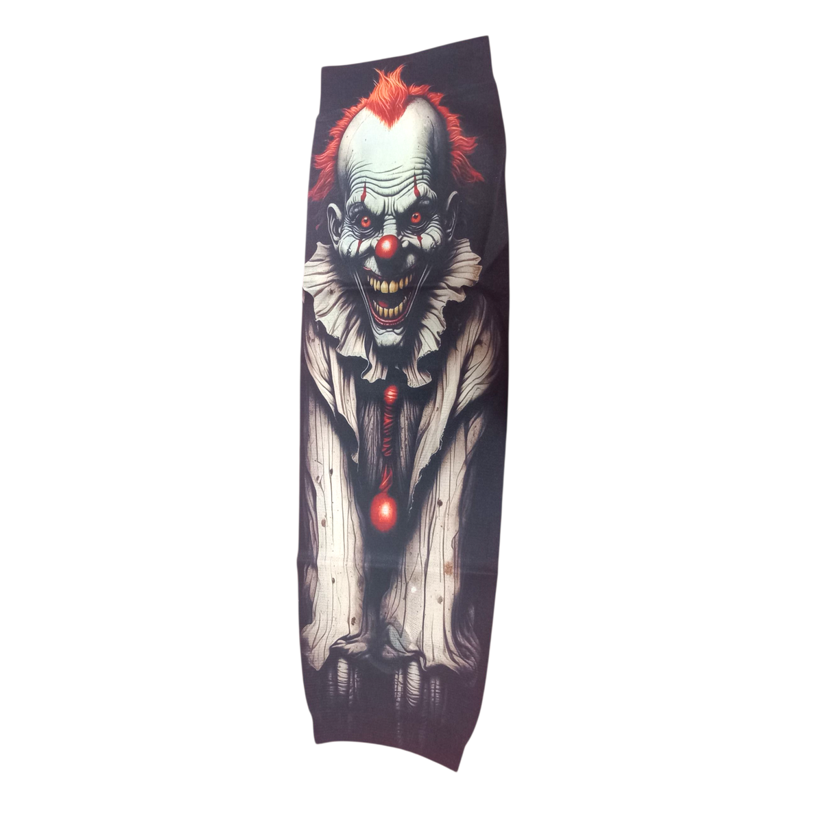 Mangas de tatuaje de payaso aterrador para Halloween sin cordones