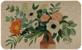 Fresh Poppies – Linen Floor Mat