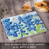 Protectores de encimera de cristal mármol blanco 10" x 8"