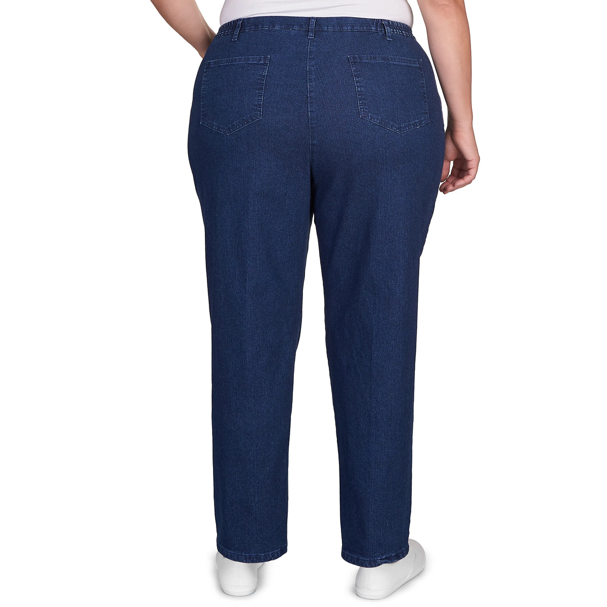 Plus Talla Regular Jean Indigo de corte fácil -Ruby Rd