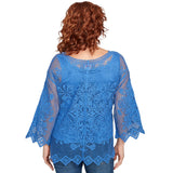 Top de crochet con medallón forrado Ultramarine - Ruby Rd