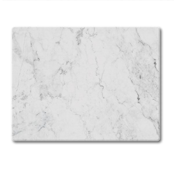 Protectores de encimera de cristal mármol blanco 10" x 8"