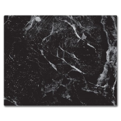 Black Marble Glass Counter Saver  15