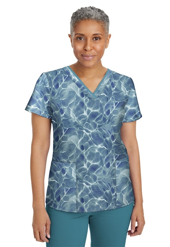 AMANDA TOP AZUL GLACIAR