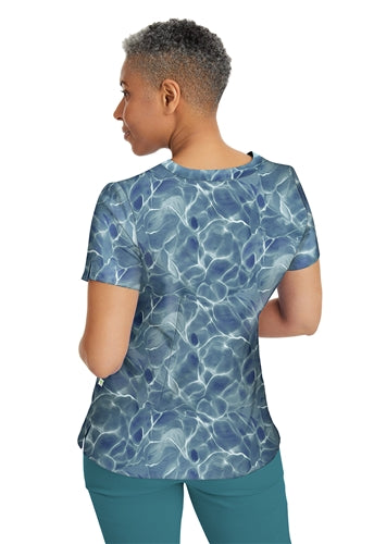 AMANDA TOP AZUL GLACIAR