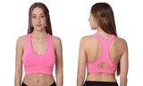 Wireless Pull Up Racerback Sports Bra