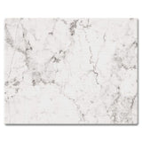 White Marble Glass Counter Savers 15 "x 12"