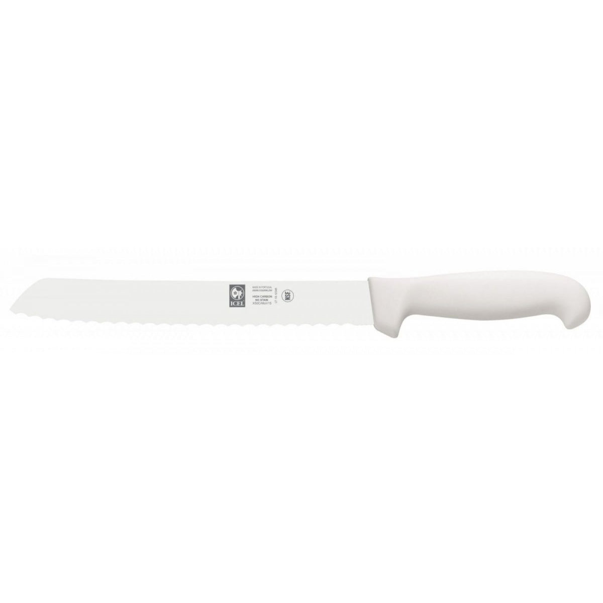 Cuchillo para pan serrado blanco de 8 pulgadas