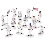 Figuras de juguete de astronautas