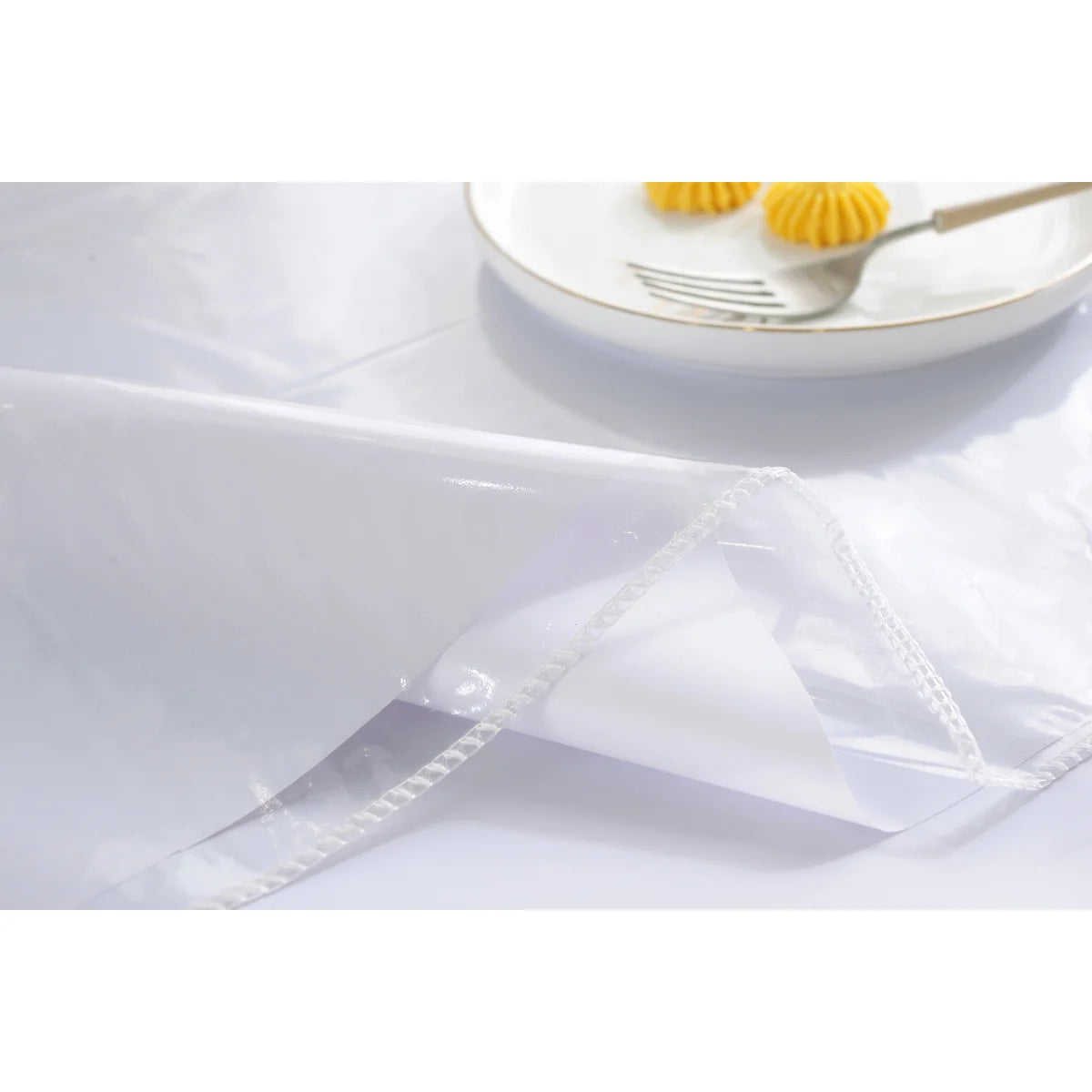 Rectangular de 60"x90" - Protector de mesa de PVC transparente 4G