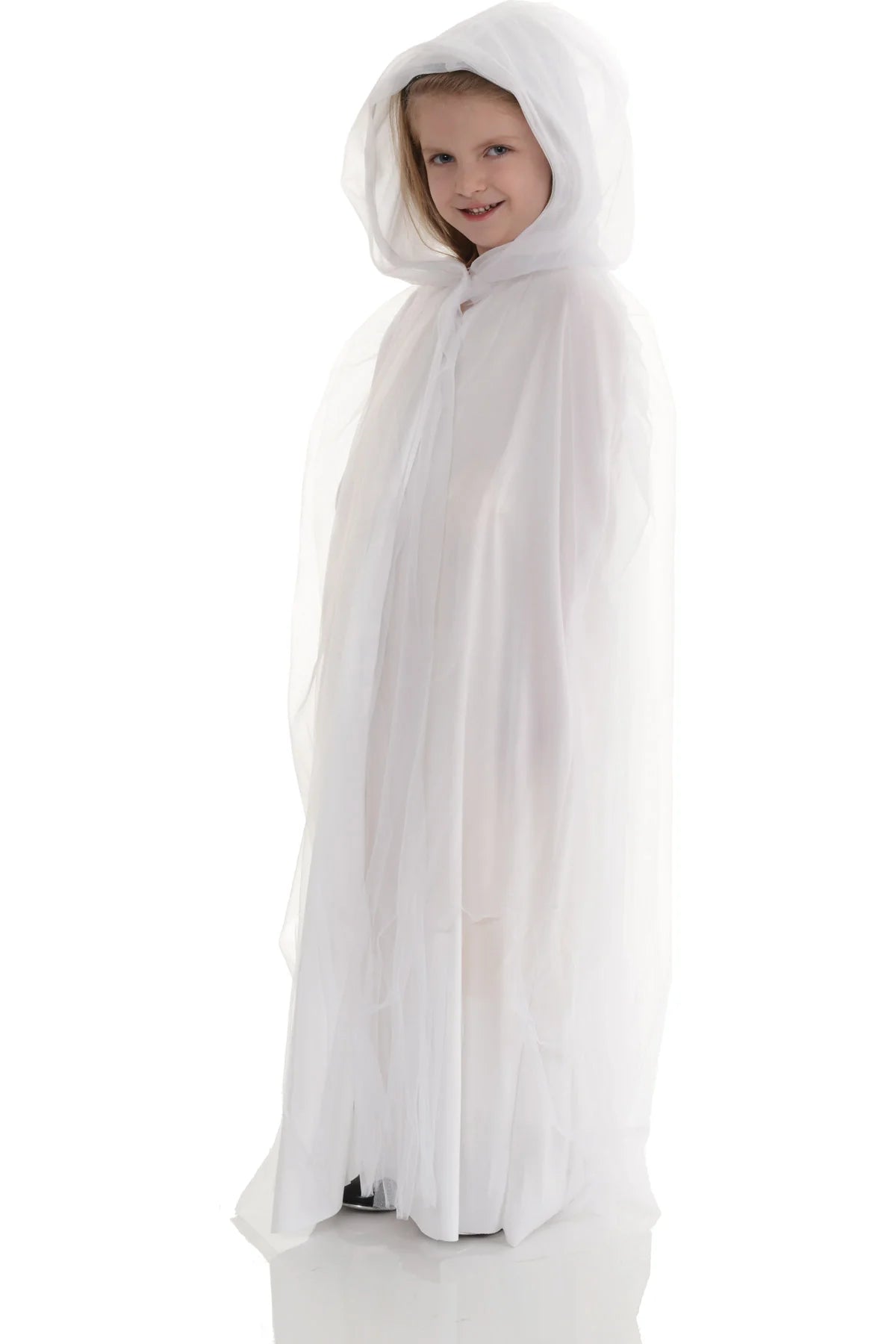Tulle Cape - White