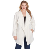 Chaqueta de Punto Acolchada Plus Winter Scroll color marfil - Ruby Rd
