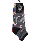 Calcetines deportivos tobilleros de hombre con acolchado (3 pares)